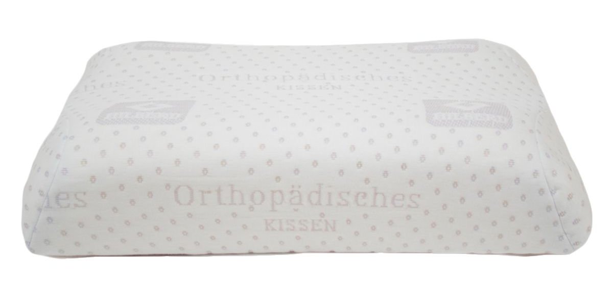 Ортопедическая подушка Welle Hilberd для сна на спине, 55*40см валики 10,5/8см, Размер: S купить в OrtoMir24